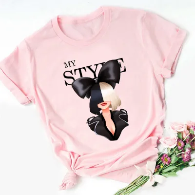 Best Friends Personalized Girlfriends Women Short Sleeve T-Shirt - Literature And Art Retro Modal