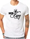 White-Black Letter HER King Male