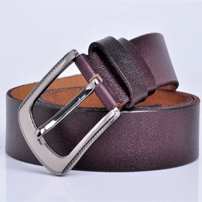 Men's Vintage Genuine Leather Pin Buckle Belt
