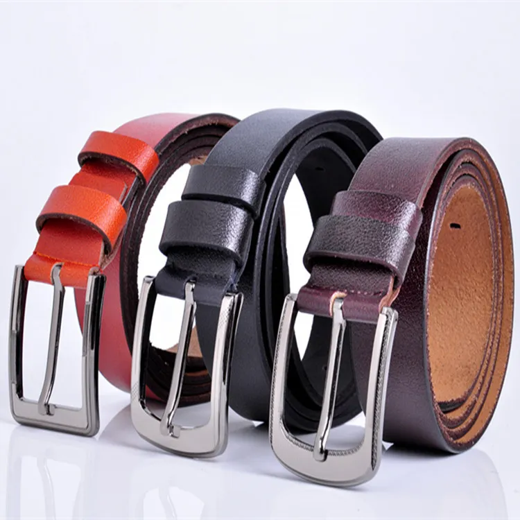 Men's Vintage Genuine Leather Pin Buckle Belt