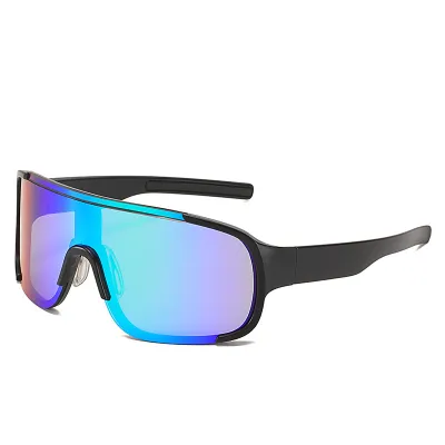 Simple Outdoor Colorful Riding Windproof Square Sunglasses