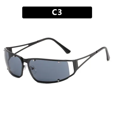 Women Fashion Metal Y2K Hollow Sunglasses