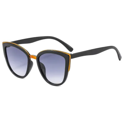 Women Simple Fashion Leopard Color Cat Eye Sunglasses