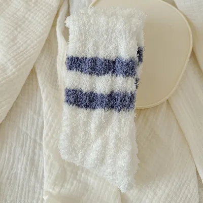 Coral Velvet Padded Terry Women's Socks