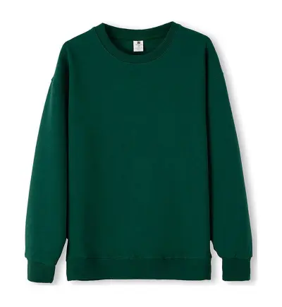 Women Casual Solid Color Loose Crewneck Pullover Sweatshirt