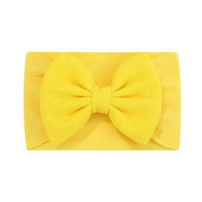 Cute Fashion Plaid Baby Bow Headband for Kids Accessories
