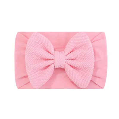 Cute Fashion Plaid Baby Bow Headband for Kids Accessories