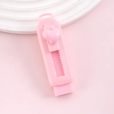 Creative Cute Cartoon Girl Primary School Students Push-Pull Rubber Eraser