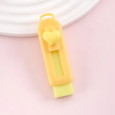 Creative Cute Cartoon Girl Primary School Students Push-Pull Rubber Eraser