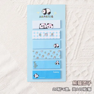 Cute Cartoon Post-It Index Stickers Note with 120 Pages