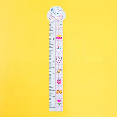 Cartoon Cute Soft PVC Ruler 15cm Plastic Stationery