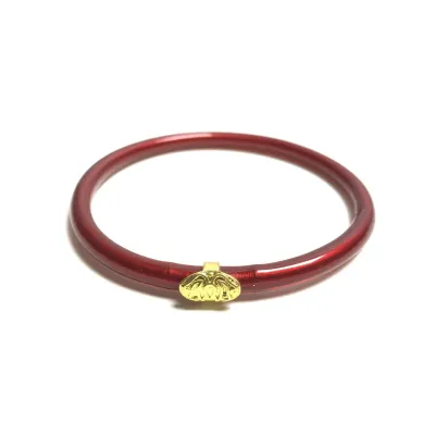 Dopamine Color Electroplated Alloy Buckle Bangle