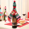 Knitted Scarf Wine Set Elk