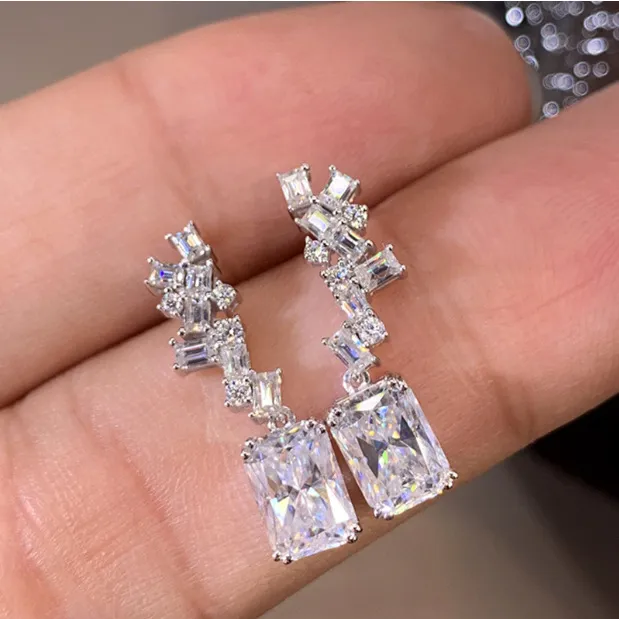 Women Fashion Wedding Crystal Rhinestone Earrings