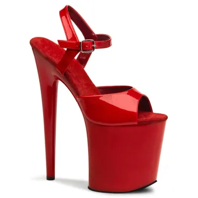 Custom Nightclub Pole Dance Women Sexy Solid Color Waterproof Platform High Heel Sandals