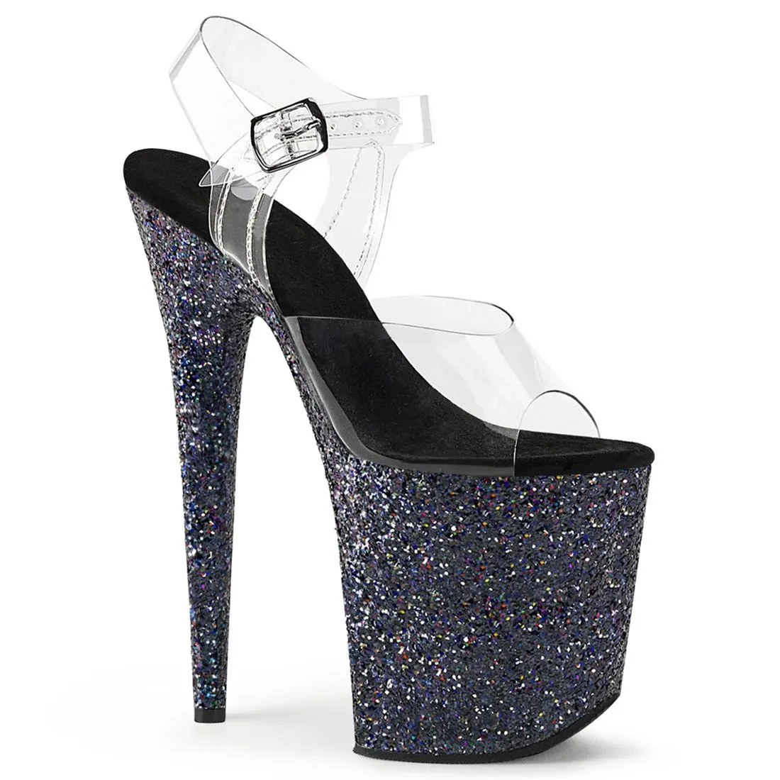 Custom Nightclub Women Sexy Bright Pole Dance 20Cm High Heels