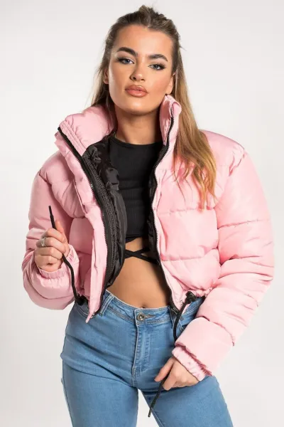 Women's Thickened Polyester Fiber Imitation Silk Floss Jacket