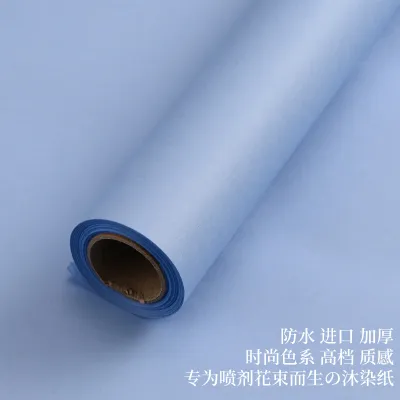 Packaging Paper Roll-Packed Flower Solid Color Wrapping Paper