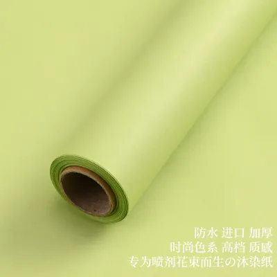 Packaging Paper Roll-Packed Flower Solid Color Wrapping Paper