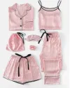 Non-Embroidered Pink Stripe