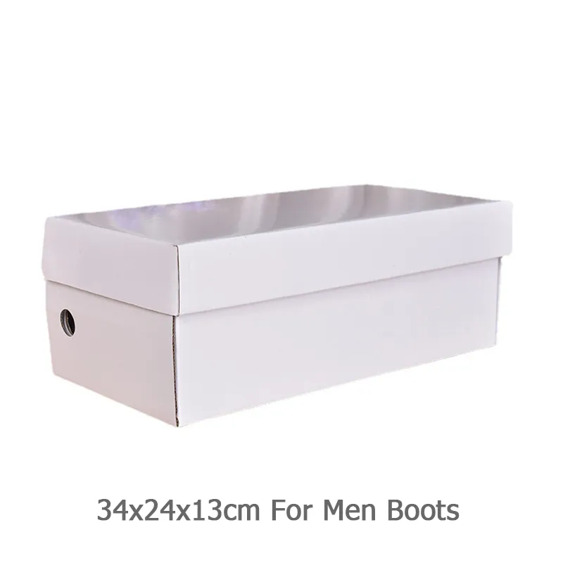 Custom Solid Color Logo Flip Paper Shoe Box