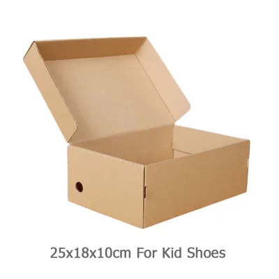 Custom Solid Color Logo Flip Paper Shoe Box