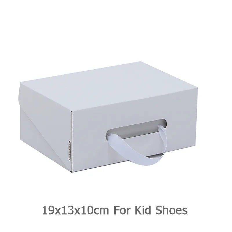 Custom Solid Color Logo Flip Cover Paper Shoe Box
