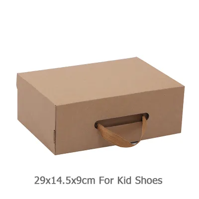 Custom Solid Color Logo Flip Cover Paper Shoe Box