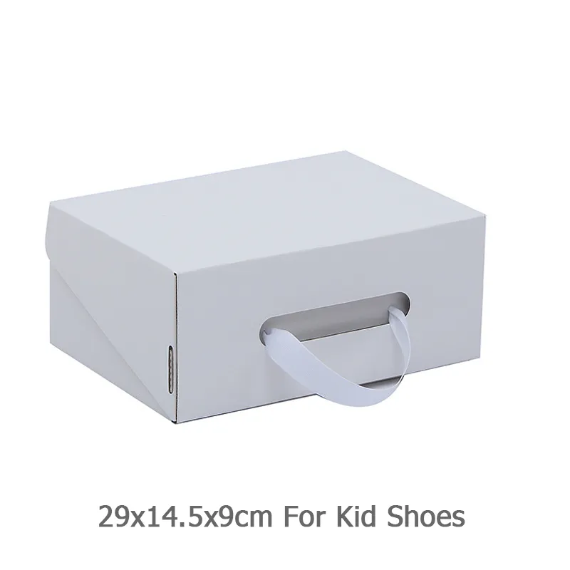 Custom Solid Color Logo Flip Cover Paper Shoe Box