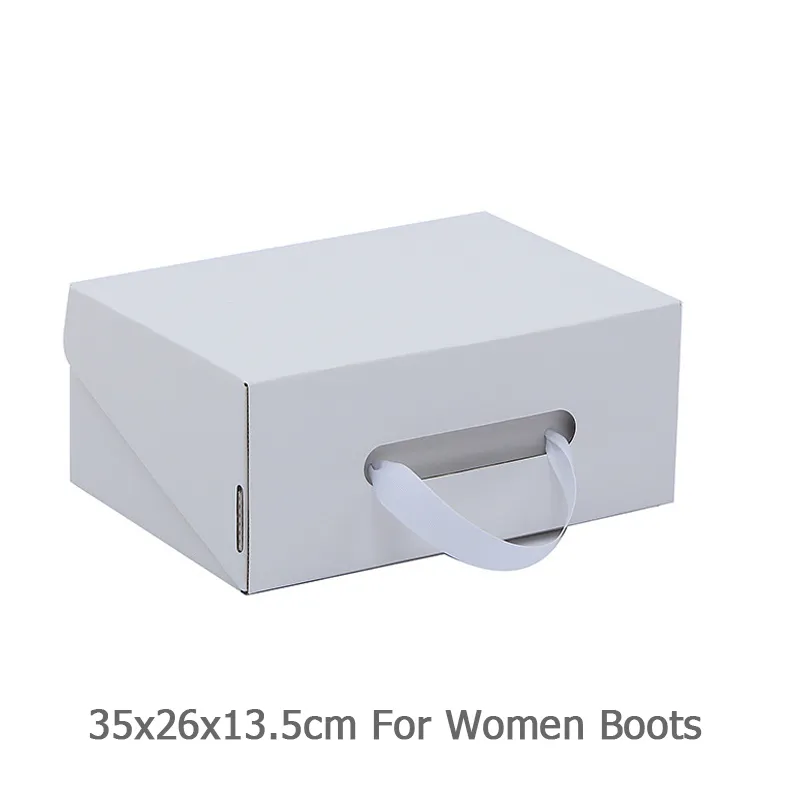 Custom Solid Color Logo Flip Cover Paper Shoe Box
