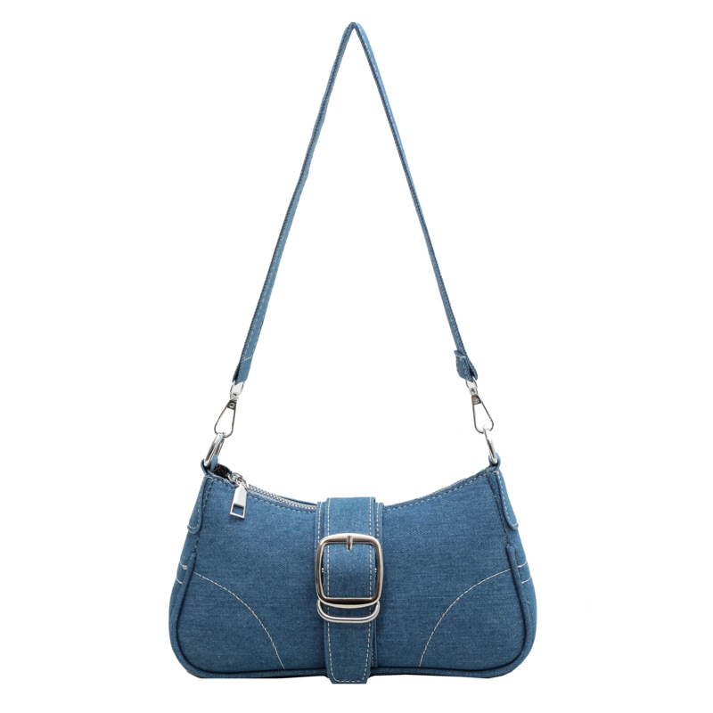 Wholesale Fashion Chain Denim Shoulder Bag