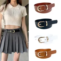 Fashion Vintage Women Suede Eyelet Wide Belt