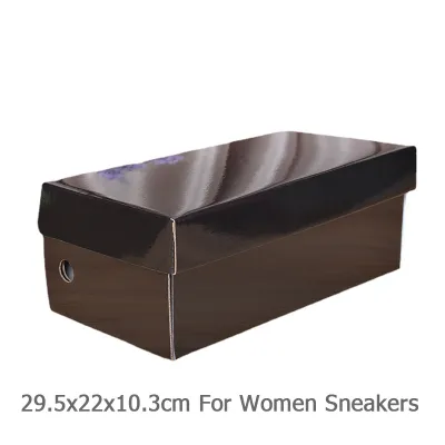 Custom Solid Color Logo Flip Paper Shoe Box