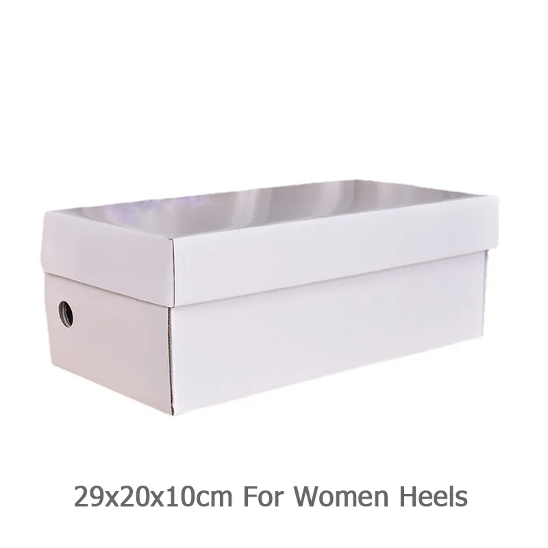 Custom Solid Color Logo Flip Paper Shoe Box