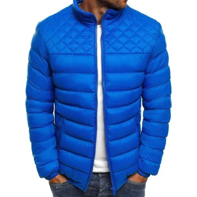 Men Autumn Winter Casual Basic Solid Color Long Sleeve Coat