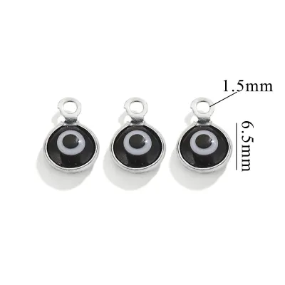 Vintage Evil Eye Stainless Steel Stud Earrings