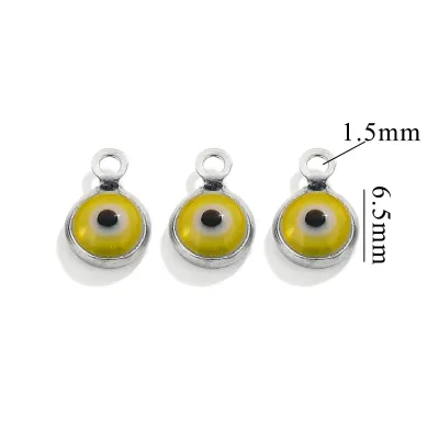 Vintage Evil Eye Stainless Steel Stud Earrings