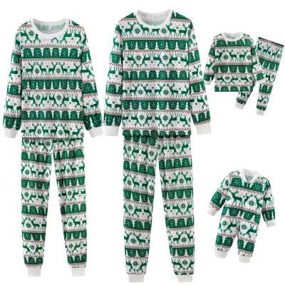 Christmas Family Matching Pajamas Set for Parents and Kids