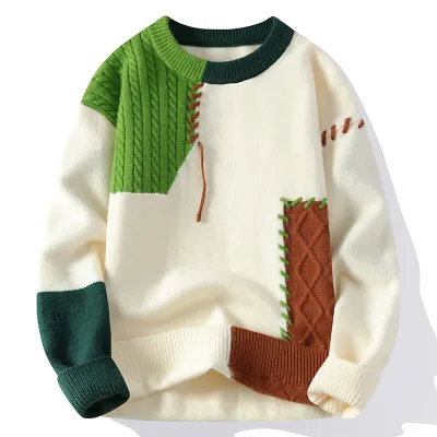 Plus Size Autumn Winter Women Loose Casual Thickened Warm Knitted Sweater Pullover