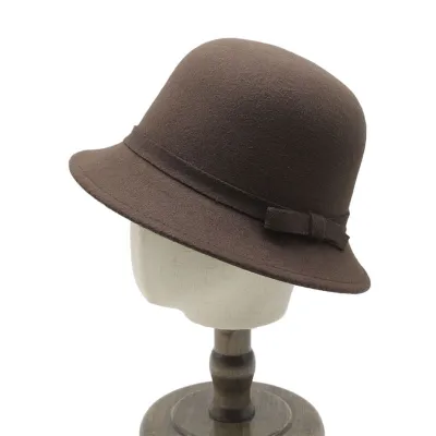 Women's Fashion Retro Elegant Warm Bell Shape Hat