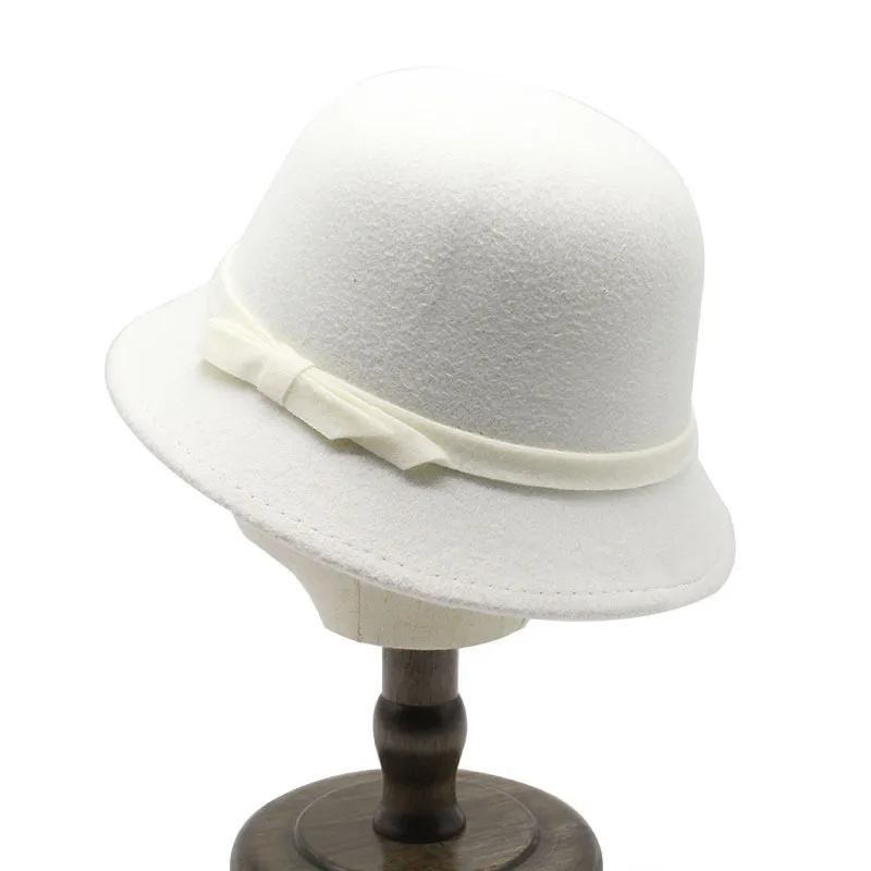 Women's Fashion Retro Elegant Warm Bell Shape Hat