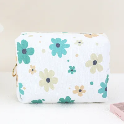 Corduroy Large Capacity Travel Portable Makeup Bag Solid Urban Simplicity Unisex