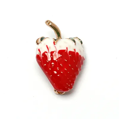Women Fashion Fresh Sweet Strawberry Brooch Exquisite Brooch
