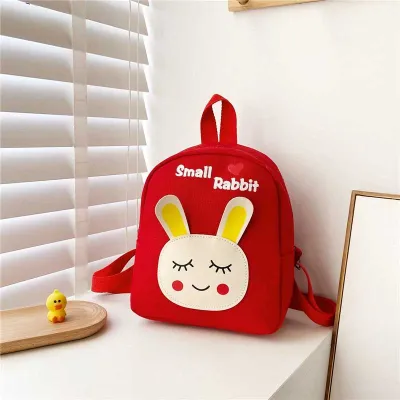 Kids Unisex Cute Cartoon Canvas School Backpacks Small Soft