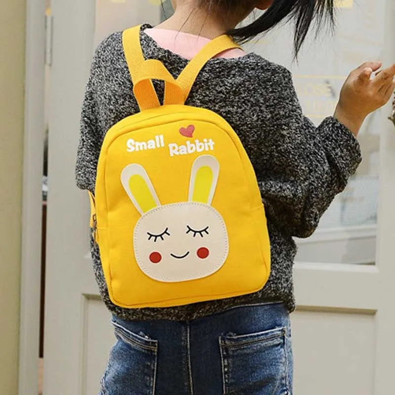 Kids Unisex Cute Cartoon Canvas School Backpacks Small Soft