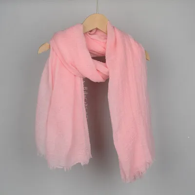 Women Fashion Cotton And Linen Shawl Scarf With Four Sides Polyester All-Match