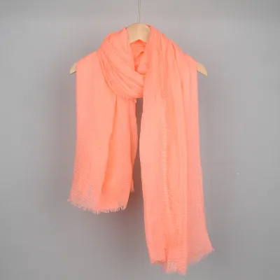 Women Fashion Cotton And Linen Shawl Scarf With Four Sides Polyester All-Match