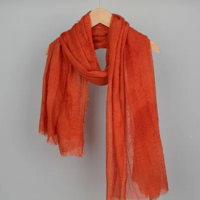 Women Fashion Cotton And Linen Shawl Scarf With Four Sides Polyester All-Match