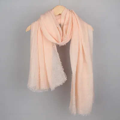 Women Fashion Cotton And Linen Shawl Scarf With Four Sides Polyester All-Match