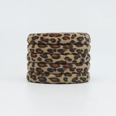 Leopard Towel Ring High Elasticity Rubber Band Rope Hair Accessories